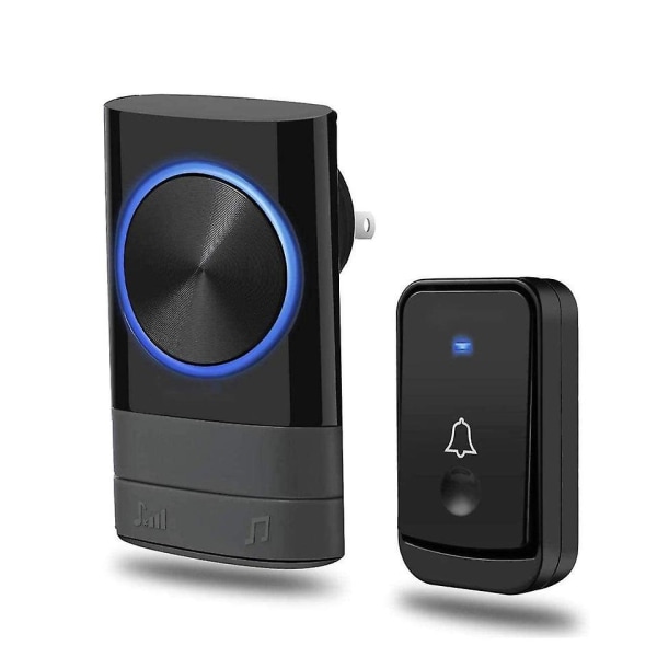 Kodin turvahälytysjärjestelmä vierailijoille Led Light 45 Rings Smart Wireless Doorbell
