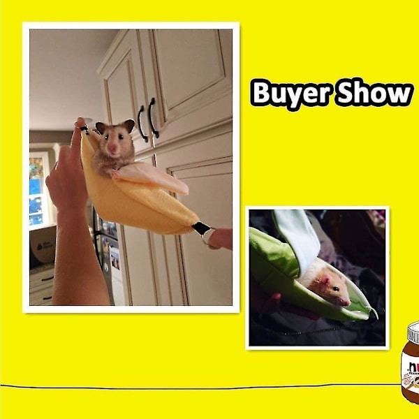 Banan Seng til Hamster, Hamster Rede, Hamster Tilbehør