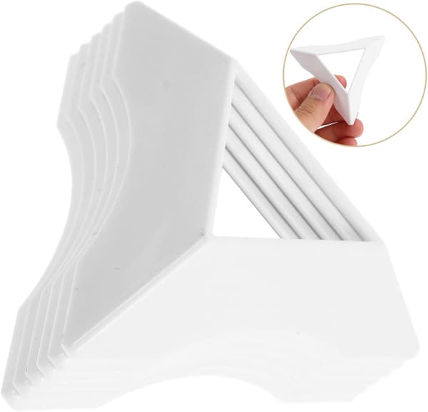 20 stk. kube stativ base puslespill kubeholder trekantstativ plast displaystativ