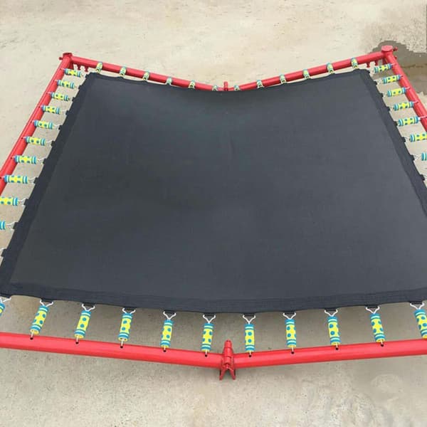 30 stk. sølv trampoline spenner jern trekantringer for reservedeler til hoppeseng, solid trekantringsett