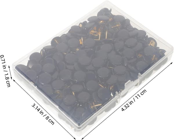 400 stk. kontorstifter flate plaststifter dekorative tegnestifter