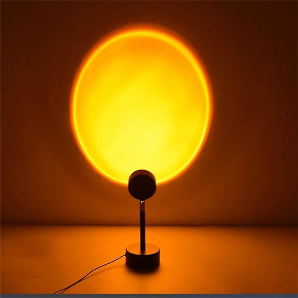 Solnedgangsprojektorlampe 180 Graders Rotation Regnbueprojektor