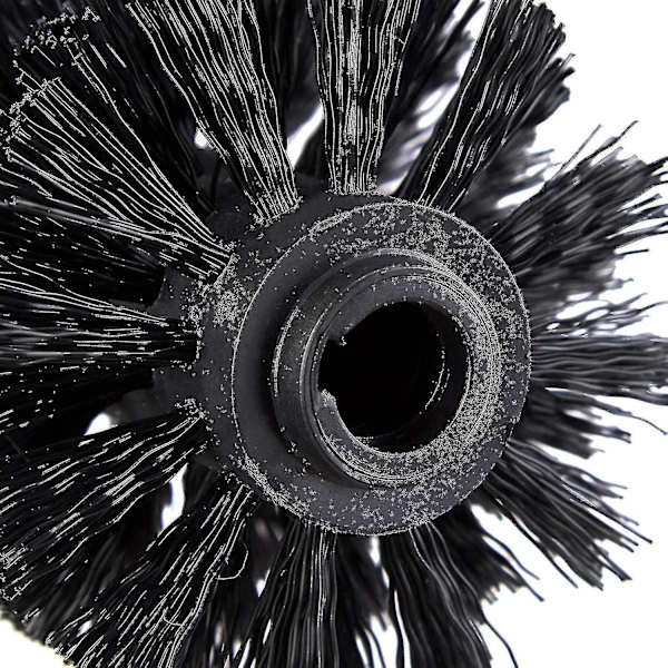 6 stk. Toiletbørstehoveder Hvide Børster Diameter 8cm