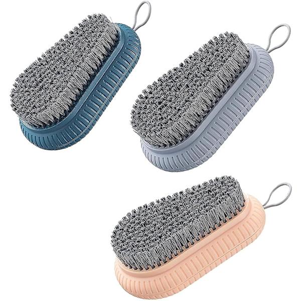 3-pack Tvätthandske, Skrubbborste, Högkvalitativ Mjuk Tvätthandske för Kläder, Skor och Skrubbning