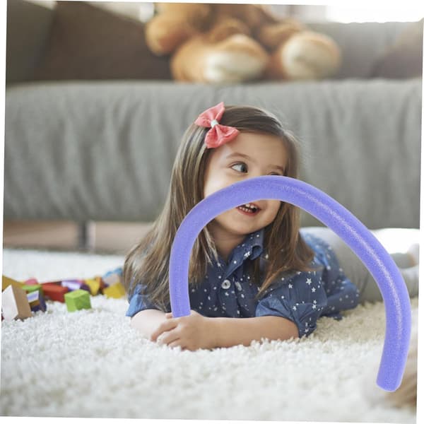 Solid Epe Foam Swim Noodle 6.5cm X 150cm Lila Flytande Pool Simtränare Vattenträningsutrustning