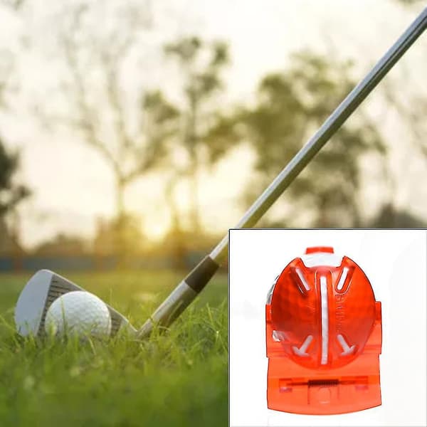 Golfklips, Golftilbehør, Passer til Golfbagger (sett med 4) Rød