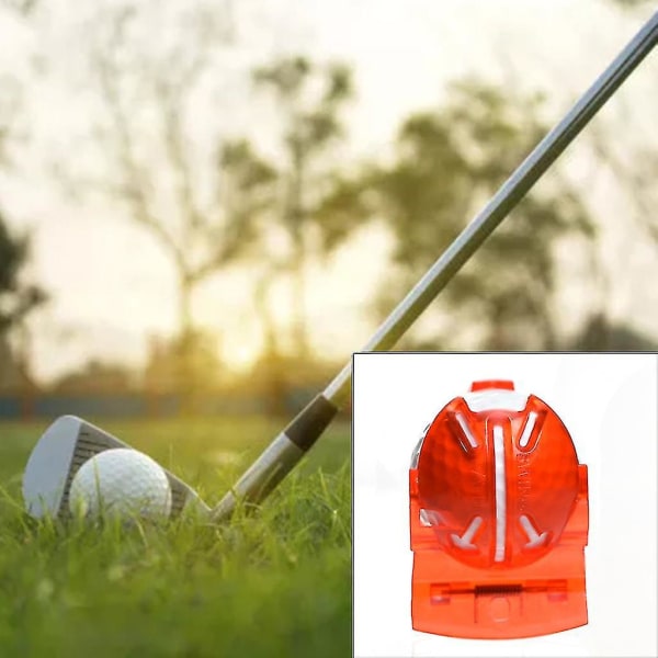Golfklipsit, Golftarvikkeet, Sopii golf-golflaukkuihin (4 kpl set ) Punainen