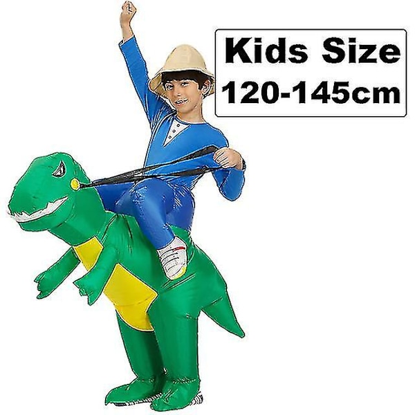Oppustelig Kostume Kostume Til Voksne Børn Kids 120-145cm Green D