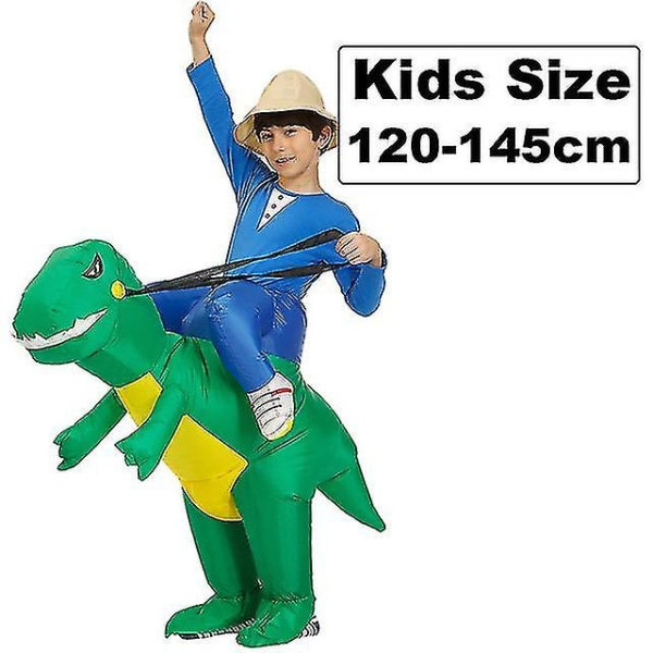 Puhallettava pukupuku aikuisille lapsille Kids 120-145cm Green D