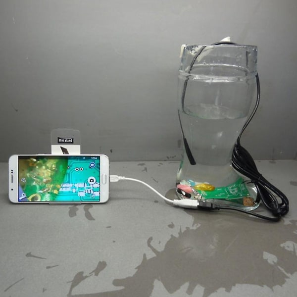 2m 720p Vattentät USB-endoskop med 4 LED-inspektionskamera