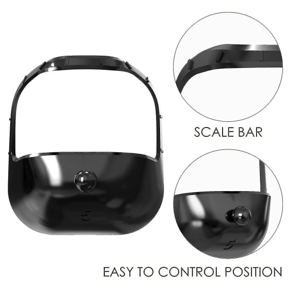 Skäggformare Getskägg Mustasch Grooming Verktyg Ansiktshår Styling Mall För Man 5 St/set, Salong Mustasch Skägg Styling black
