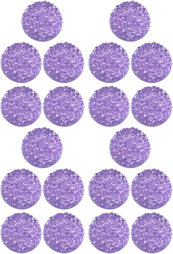 30 st runda häftstift strass trycknålar dekorativa glitter häftstift