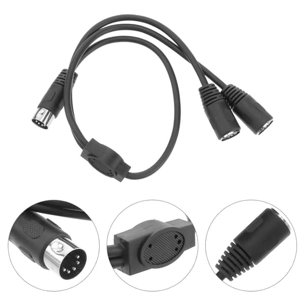 5m Midi han til dobbelt hun kabel Fleksibelt splitterkabel til Midi keyboard