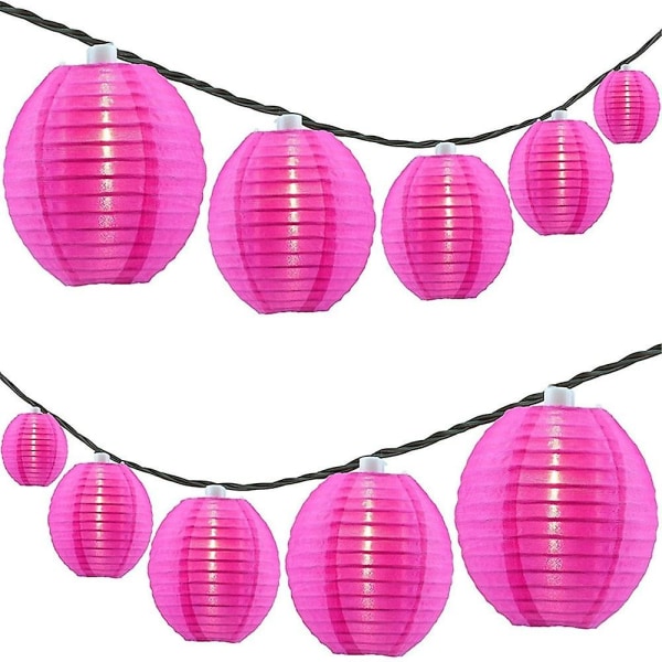 Solcellelykter String Lights 20led Vanntette Flerfarget