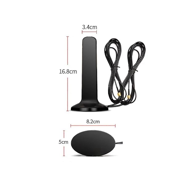 GSM 4G 5G Antenne 600-6000MHz 12dBi Høy Gevinst Omni Magnetisk Base Antenne For CPE (TS9)