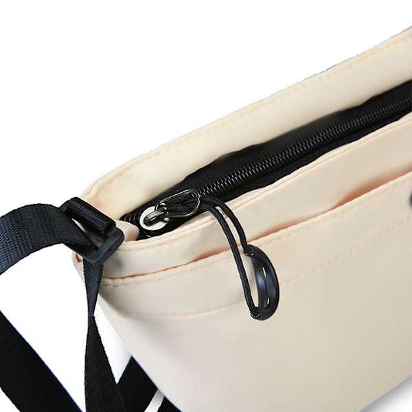 Damväska, Axelväska för Kvinnor, Vattentät Casual Satchel Myntplånbok White