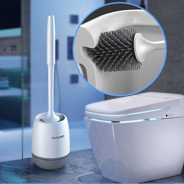 Silikoni-WC-harja, lattialle asennettava