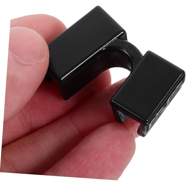 Begynder Spisepinde Trænere 10 stk Genanvendelige Spisepinde Holder Clips Sort