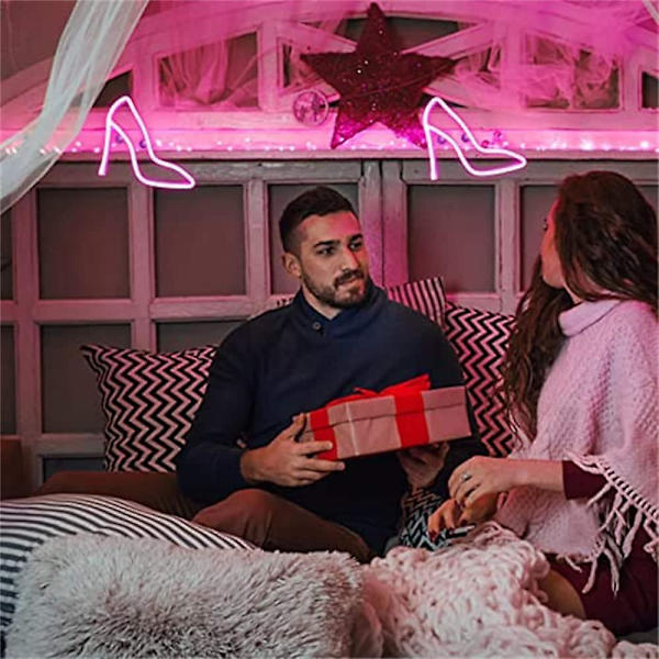 LED Neon Dekorative Lys Neon Skilt Formet USB Opladning