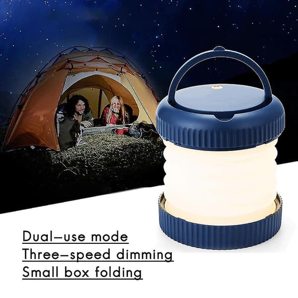 Solcelled LED Campinglys USB Genopladelig Pære Til Udendørs Teltslampe
