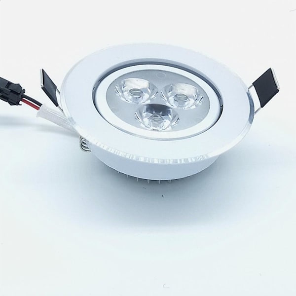 5 stk. 3 W 300 Lm 3 LED-perler Indbyggede LED-downlights 220-240V