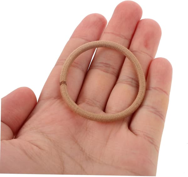 100 st högelastiska gummiband Mjuka tygelastiska hårband för kvinnor flickor hästsvanshållare