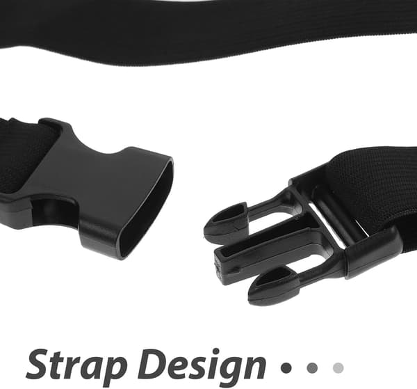 Lårfläkthållare Väska Vikbar Handfläktsficka Lätt Reflekterande Remdesign Robust Förvaring Lämplig