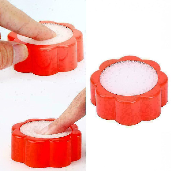 Sormi Kostea Sieni Sormi Kostutin Raha Laskemiseen Paperikotelo .punainen3kpl
