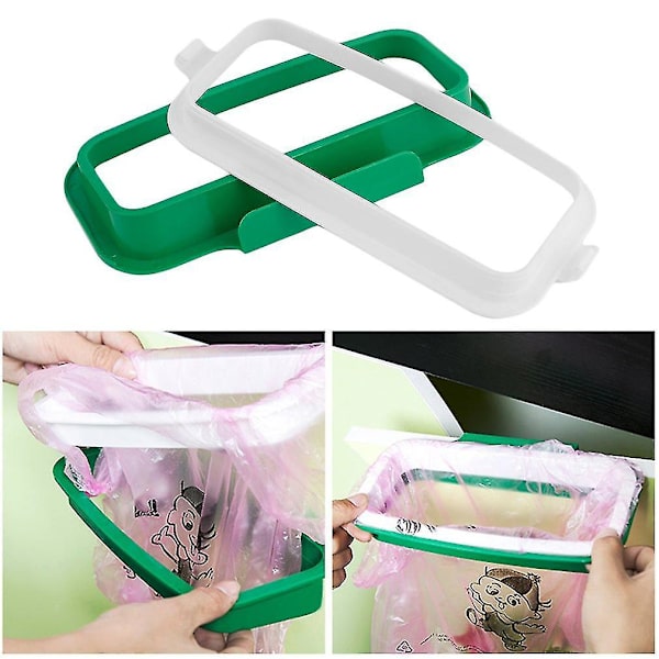 Plastpåshållare för kök, hängande
