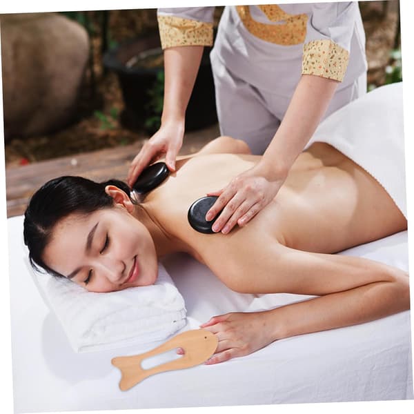 2 stk. træ Gua Sha-bræt til kropsskrabemassage Skrabebord Terapi Værktøj
