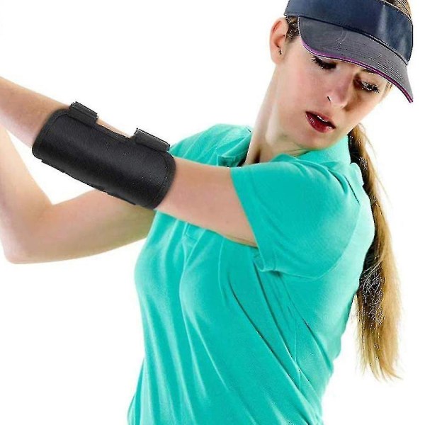 Golf Swing Training Aid Armbåge, Golf Swing Trainer (1 st, svart)