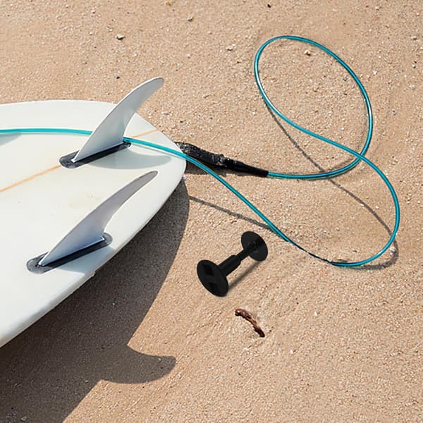 Paddleboard Leash Plug Sort Plastik Traction Surfbræt Fod Leash Plug Paddle Board Tilbehør