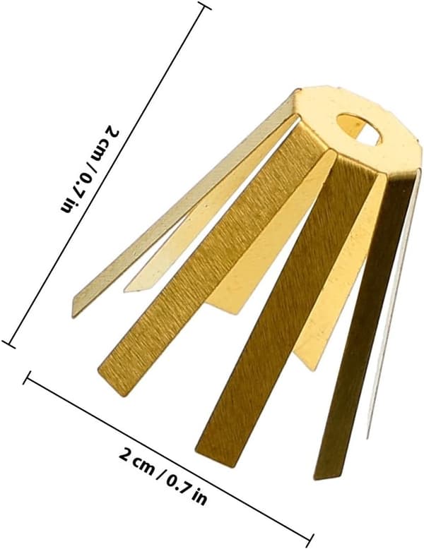 5 stk. messing golfskaftadapter-shims 20 mm blæksprutte universal golfskaftforlængerværktøj