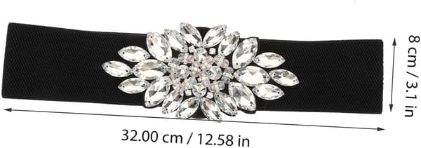 Elegant Rhinestone Brudekjole Bælte Chic Brudebælte til Særlige Lejligheder Strækdesign