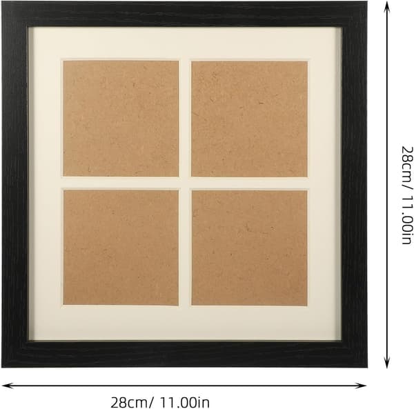 Firkantet kunstvægramme Maleri Ramme 12x12tommer MDF Materiale Moderne Stil Holder