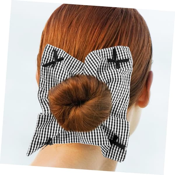 Store ternede sløjfe-hårscrunchies til kvinder, elastikker til elegante looks