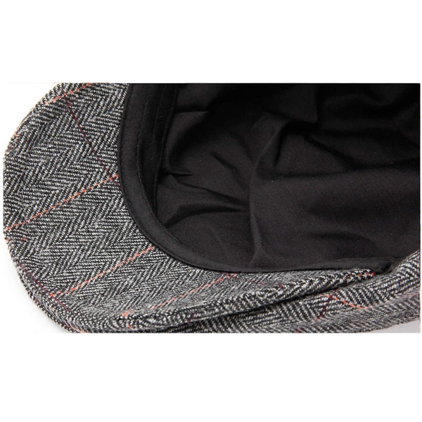 Menns Vinter Flat Hats Peaked Flat Hat Newsboy Caps