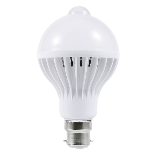 E27/B22 LED PIR Bevegelsessensor Lampe 5W Induksjon