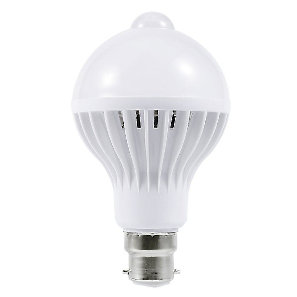 E27/B22 LED PIR Rörelsedetektorlampa 5W Induktion