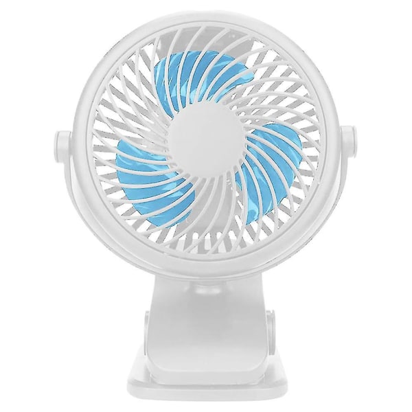 Usb bordventilatorer, Mini Clip On Fan, bærbar køleventilator 3 hastighed