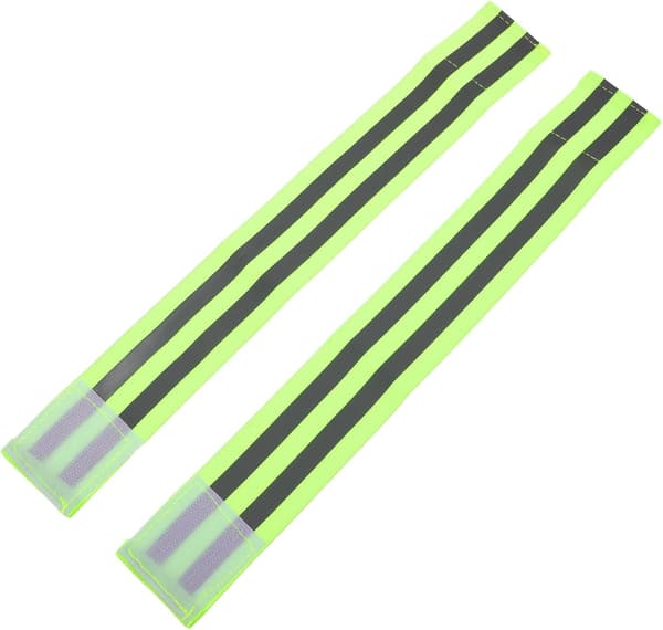 Reflekterende ankelbånd for sykling med justerbar lengde og komfortabel elastisk webbing