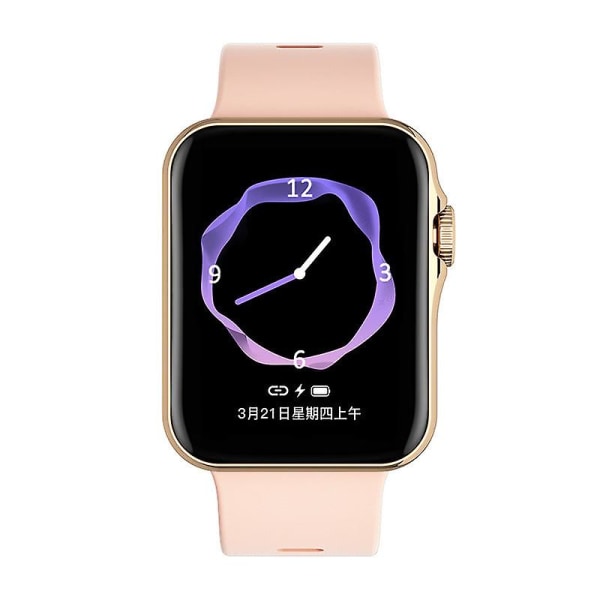 Smartwatch med Hjertefrekvens, Bluetooth-opkald, NFC, Smart Armbånd, Sportsur, Én Del Blue