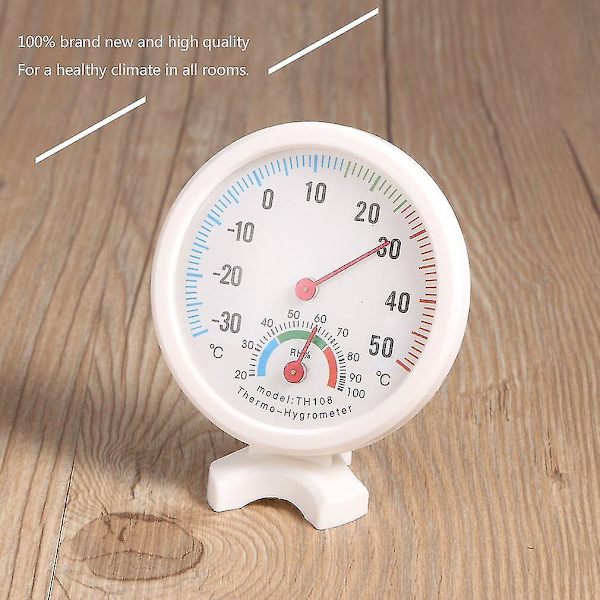 Ts-th108 Indendørs Sundhedstermometer Hygrometer Hvid