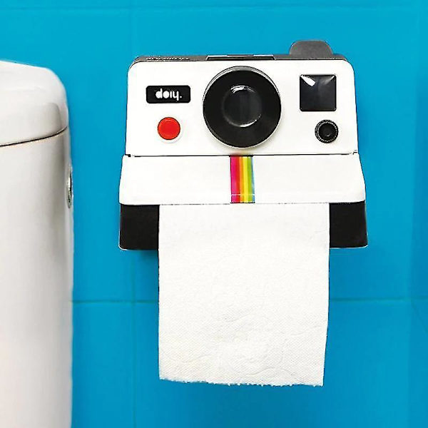 Kreativ Pappershållare i Retro Polaroidkameraform