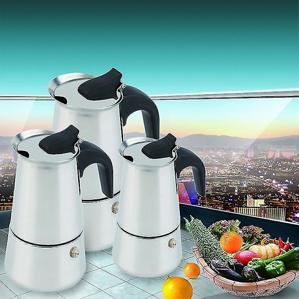 2 4 6-kop Percolator Kogeplade Kaffeemaskine Moka Espresso