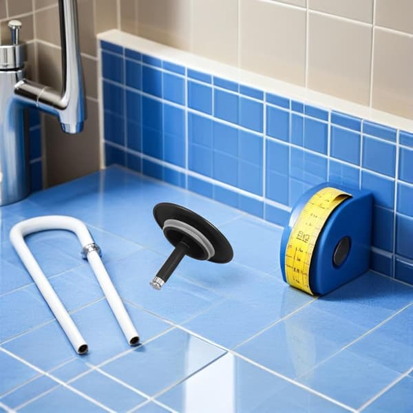 Badeværelse Badekar Afløb Robust Forsegling Design Kobber Rund Badekar Overløbsdæksel Uden Hul Sort