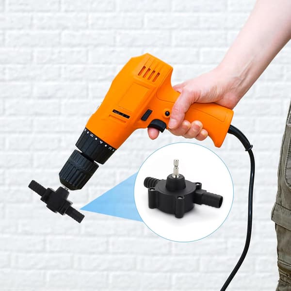 Bärbar självsugande borrpump med effektiv pumpfunktion i ABS-material
