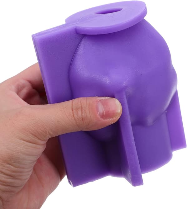 Hjerteformet silikonform Valentinsdag DIY håndverk stearinlysform for feriedekorasjon