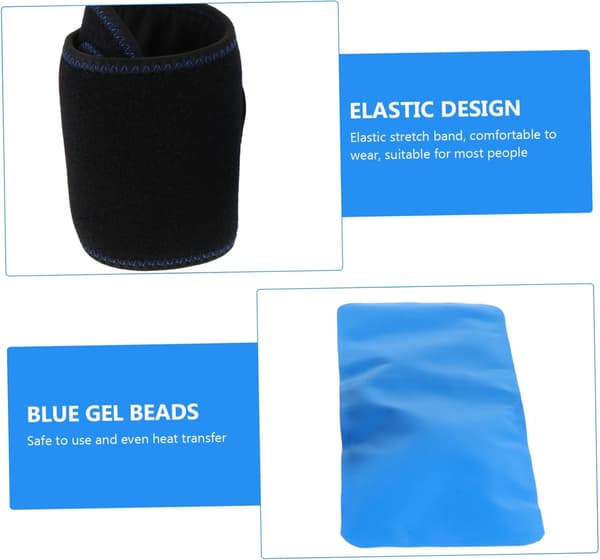 4-pack handledsispåsar för kylterapi, återanvändbara handledsgelpack med remmar