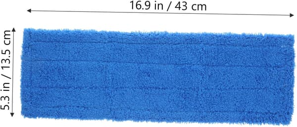 Korallfleece Moppdynor Ersättning 2-pack Tvättbara Golvmoppdynor Återanvändbar Påfyllning